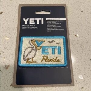 Yeti Florida patch blue and tan